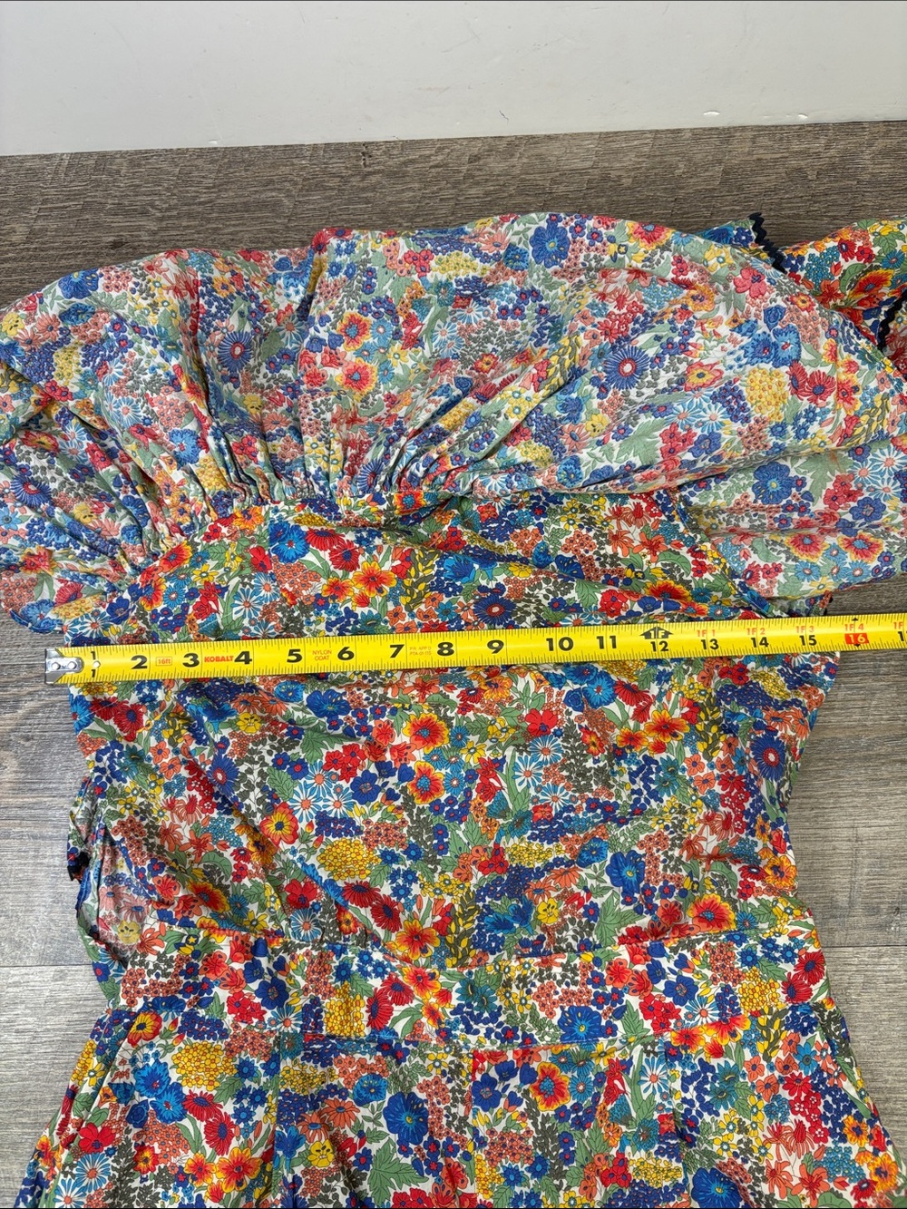 J.Crew Liberty London Margaret Annie Floral One-Shoulder Wide-Leg Jumpsuit 2 - Picture 12 of 16